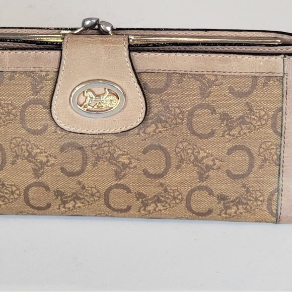 Vintage CELINE Paris Horse Carriage C Macadam Long
Bifold Wallet D02 - Picture 6 of 14
